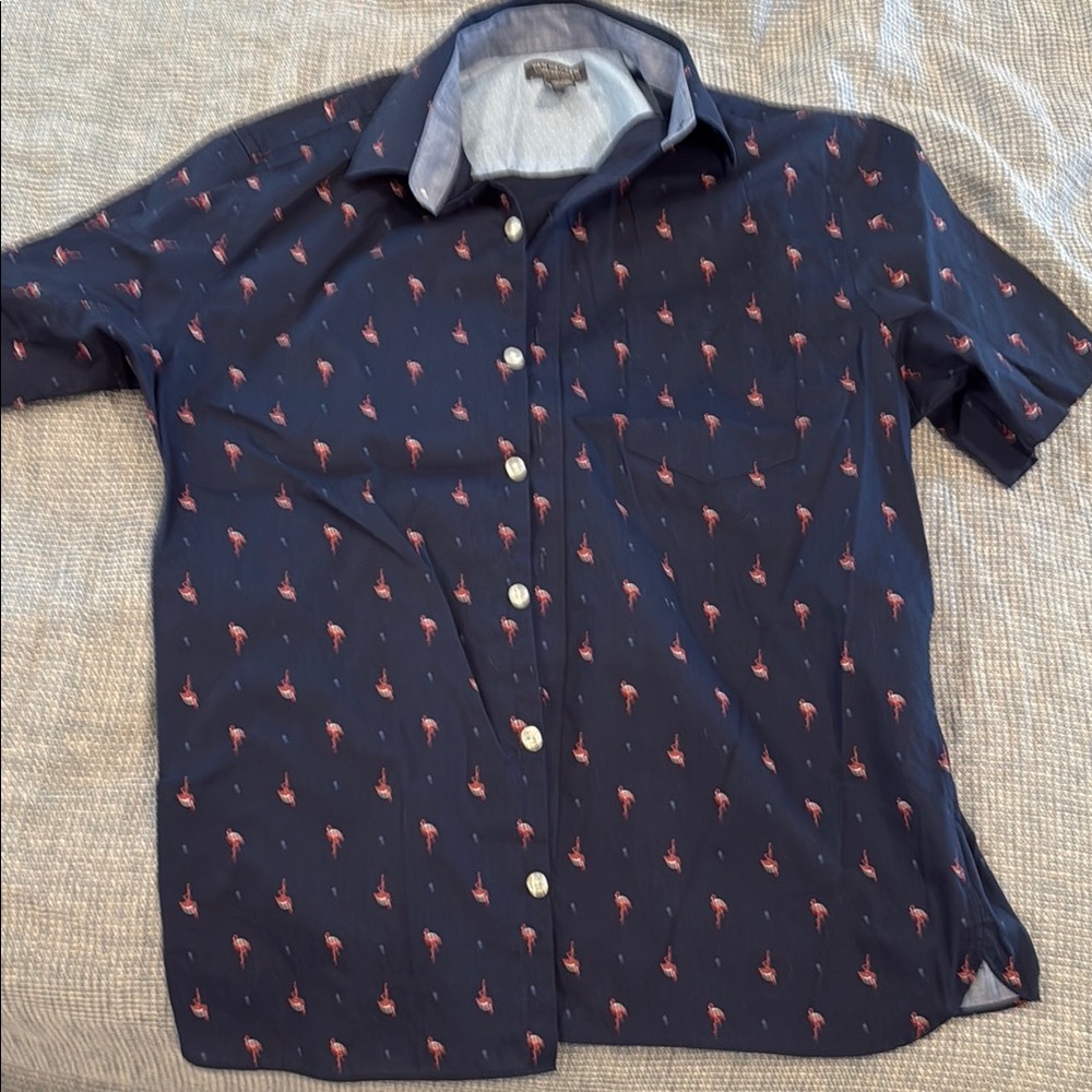 Van Heusen Polka Dot Button-Up Shirt